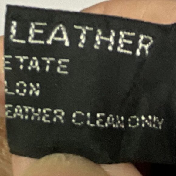 Georgetown Leather Design Black Genuine Leather Skirt, size 11/12 (see msrmnts) - Picture 9 of 9